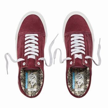 Panske Tenisky Vans Ray Barbee Old Skool Pro Bordove VA71JQDKA